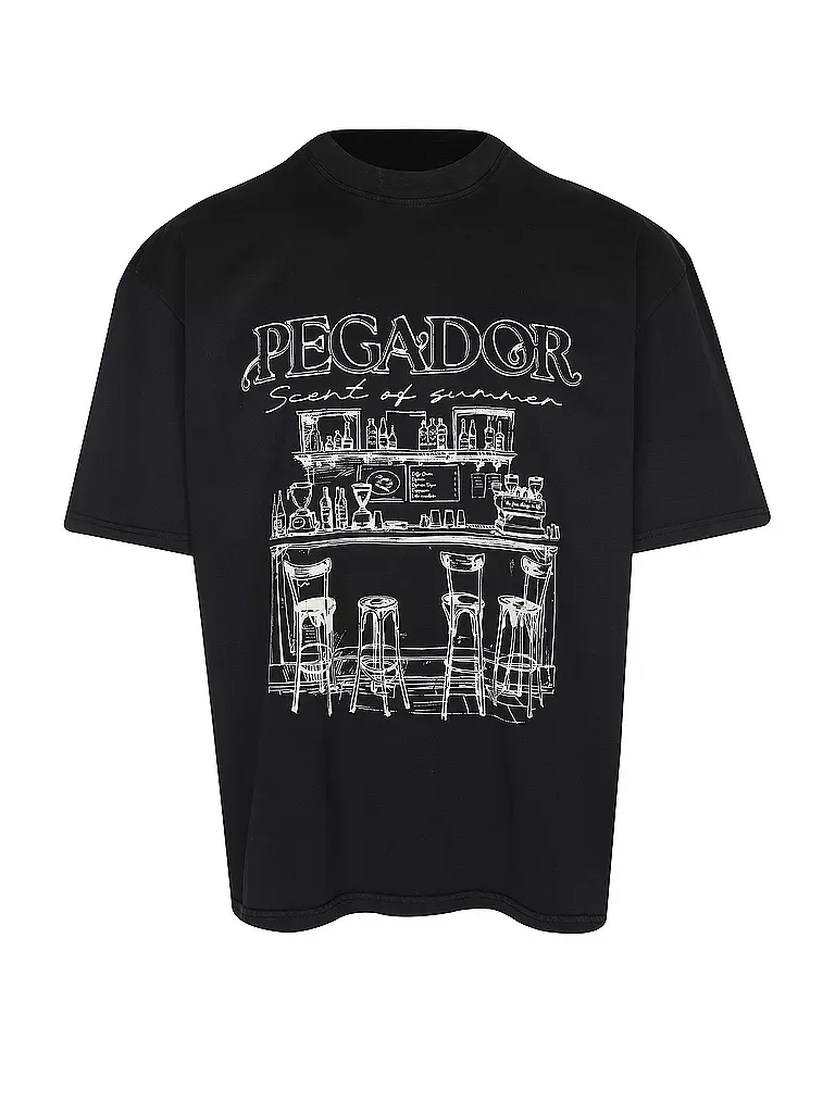 PEGADOR | T-shirt BARNO | Nero