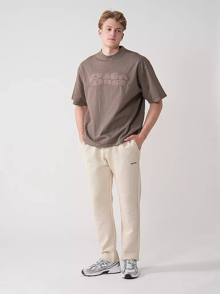 PEGADOR | T-shirt DREW | Marrone chiaro