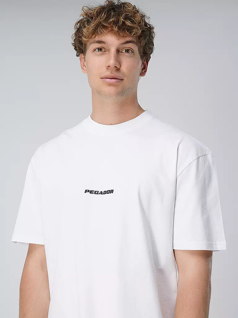 PEGADOR | T-Shirt Oversized Fit | Bianco