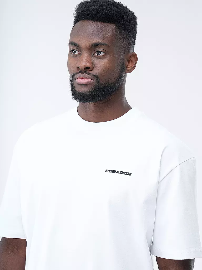 PEGADOR | T-Shirt Oversized Fit | Bianco