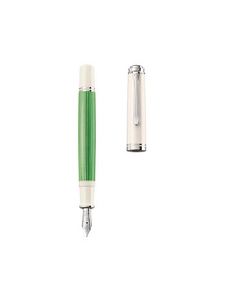 PELIKAN | Penna stilografica Souverän® M605 Medium verde-bianca