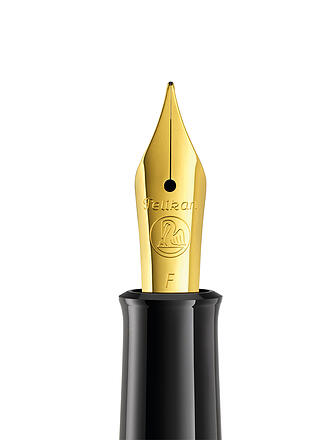 PELIKAN | Penna stilografica M200 verde marmorizzata fine con astuccio