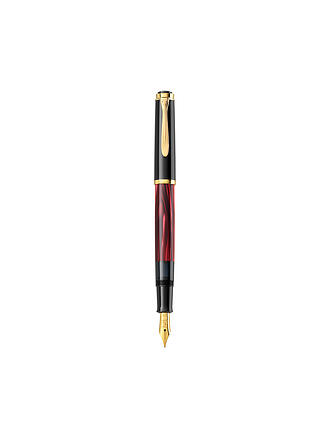 PELIKAN | Penna stilografica M200 rosso marmorizzato fine con astuccio