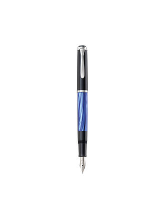 PELIKAN | Penna stilografica M200 blu marmorizzato fine con astuccio