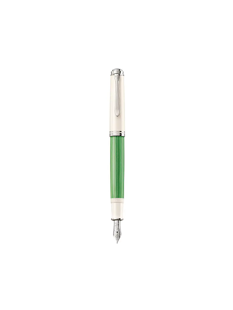 PELIKAN | Penna stilografica Souverän® M605 Medium verde-bianca | 