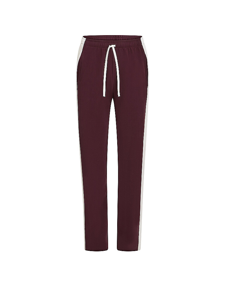 Pantaloni da jogging rosso scuro M