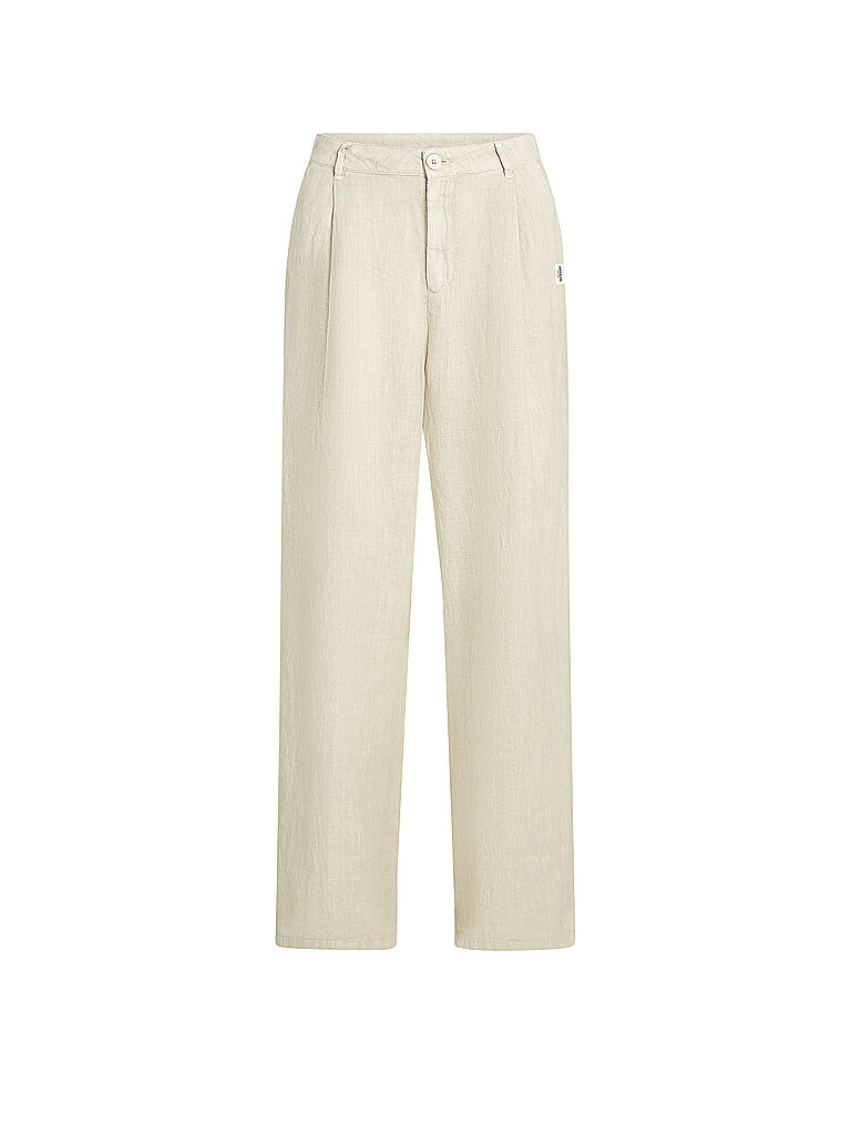 Pantaloni di lino beige 36
