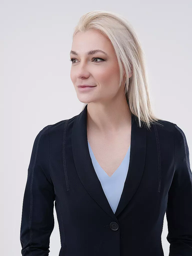 PENN&INK | Blazer in jersey NOVA | Blu scuro