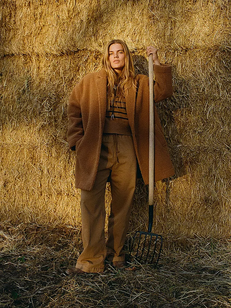 PENN&INK | Cappotto effetto pelliccia |