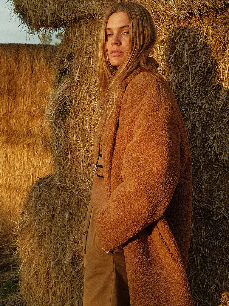 PENN&INK | Cappotto effetto pelliccia |