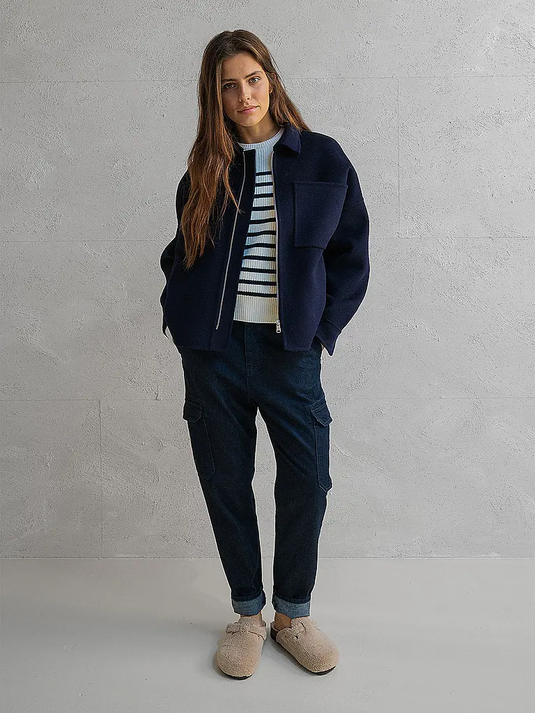 PENN&INK | Giacca di lana | Blu scuro
