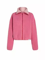 PENN&INK | Jacke in Teddyfell | Fucsia