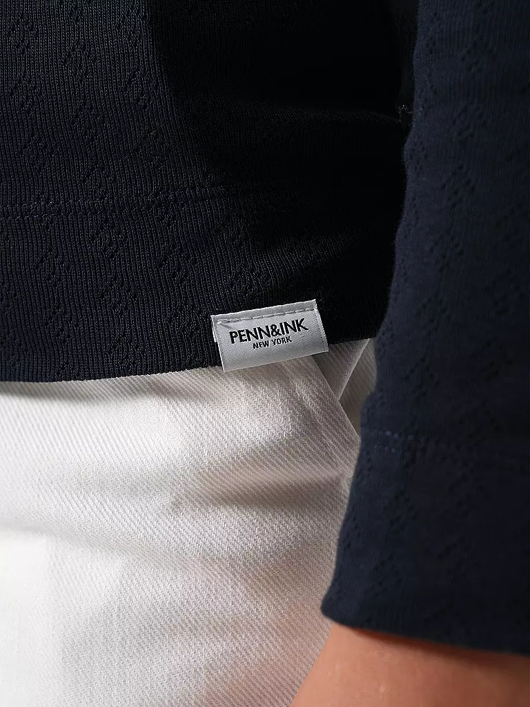 PENN&INK | Langarmshirt | Blu scuro