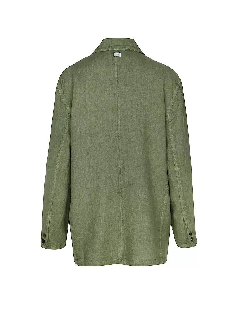 PENN&INK | Leinenblazer  | Oliva