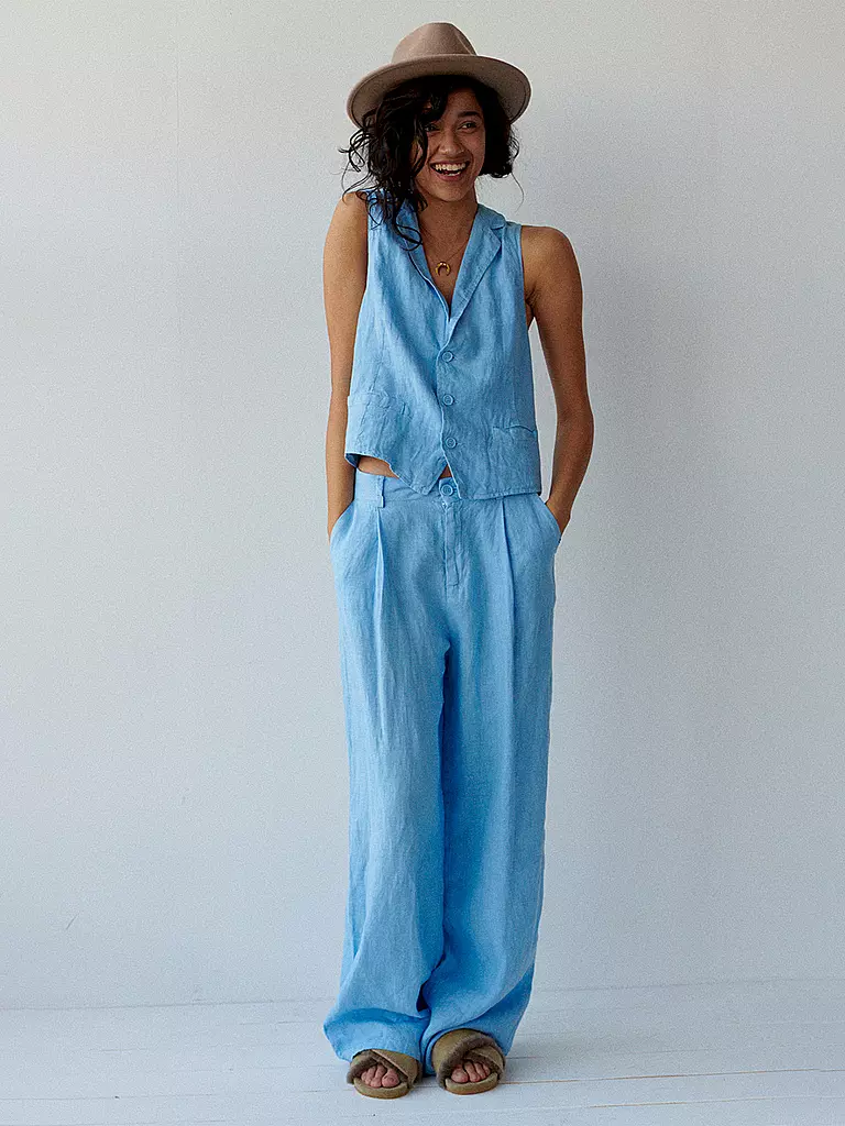 PENN&INK | Leinenhose | Blu