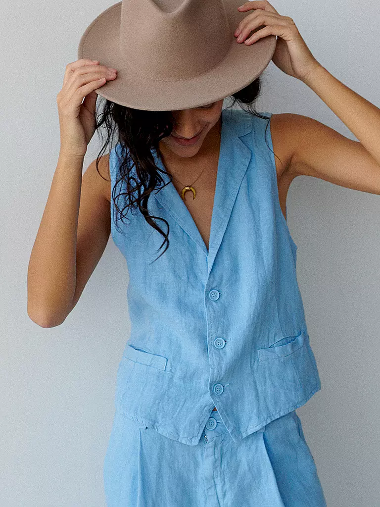 PENN&INK | Leinenhose | Blu