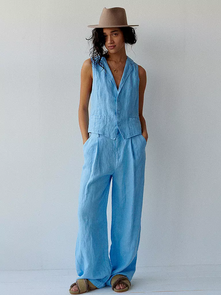 PENN&INK | Leinenhose | Blu