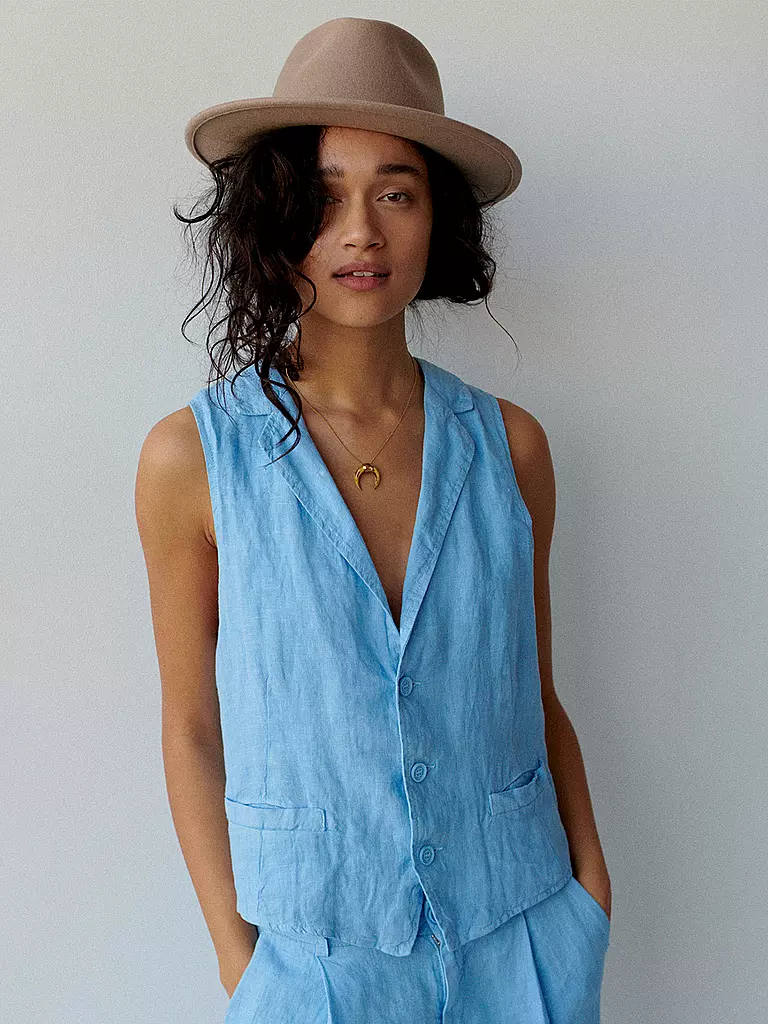 PENN&INK | Leinenhose | Blu