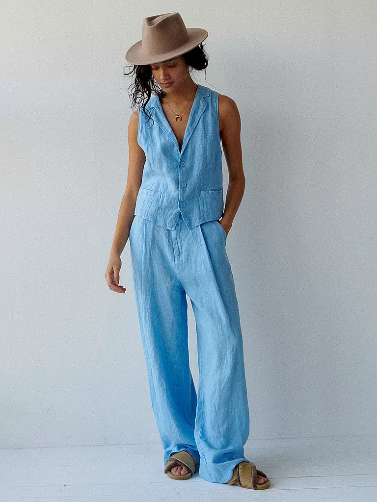 PENN&INK | Leinenhose | Blu