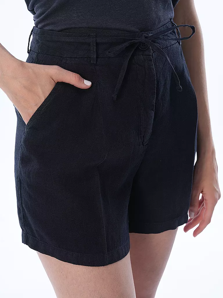 PENN&INK | Leinenshorts  | Blu scuro