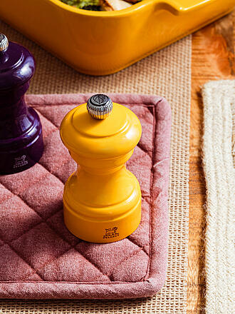 PEUGEOT | Macinino da pepe BISTRORAMA 10 cm Faggio / Zafferano