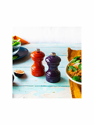 PEUGEOT | Macinino da sale BISTRORAMA 10 cm in legno di faggio/terracotta