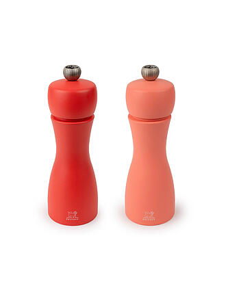 PEUGEOT | Macina sale/pepe 2 pz. TAHITI Fuoco 15cm Faggio Albicocca/Rosso