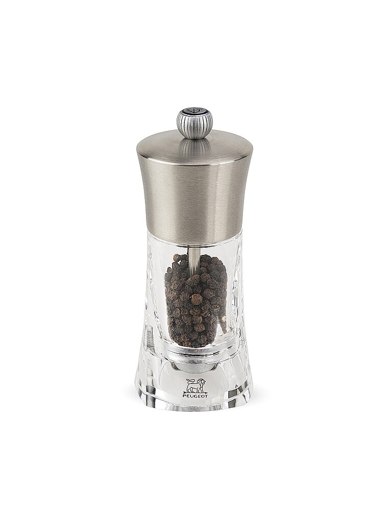 Macinapepe Ouessant 14 cm (acrilico/acciaio inossidabile) trasparente