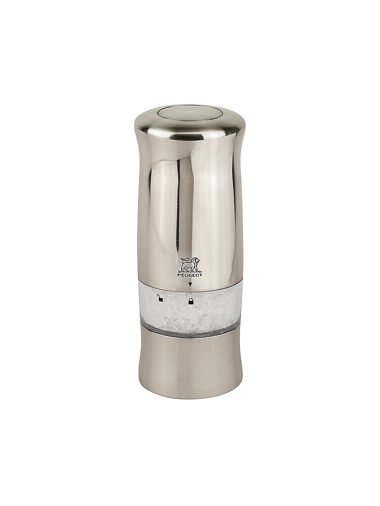 Macinasale elettrico ZELI 14cm effetto acciaio inox argento