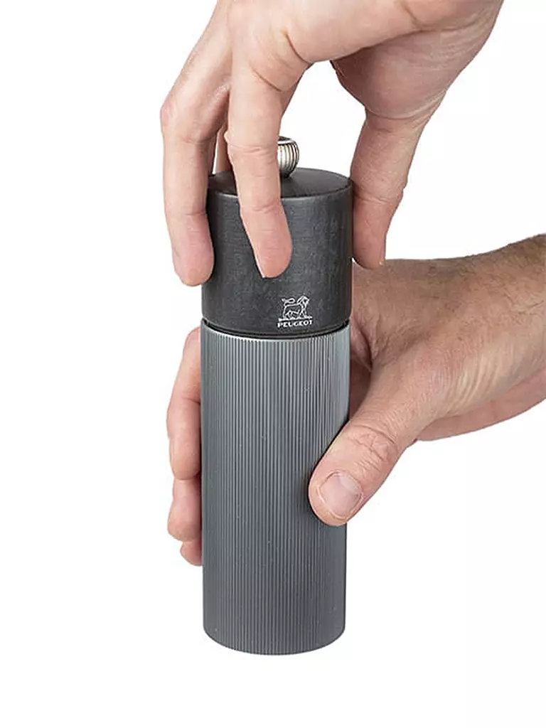 PEUGEOT | Macina sale 18 cm LINE Alluminio / Grigio Carbonio |