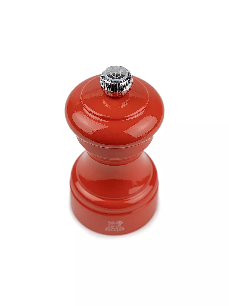 PEUGEOT | Macinino da sale BISTRORAMA 10 cm in legno di faggio/terracotta | Arancione