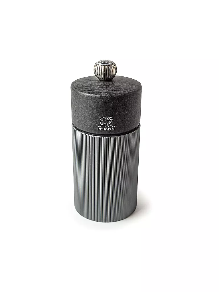 PEUGEOT | Macinino da sale manuale Line 12 cm carbonio/legno | Grigio