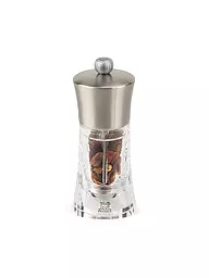 PEUGEOT | Macinino per sale "Ouessant" 14 cm (Acrilico/Acciaio inossidabile) | Argento