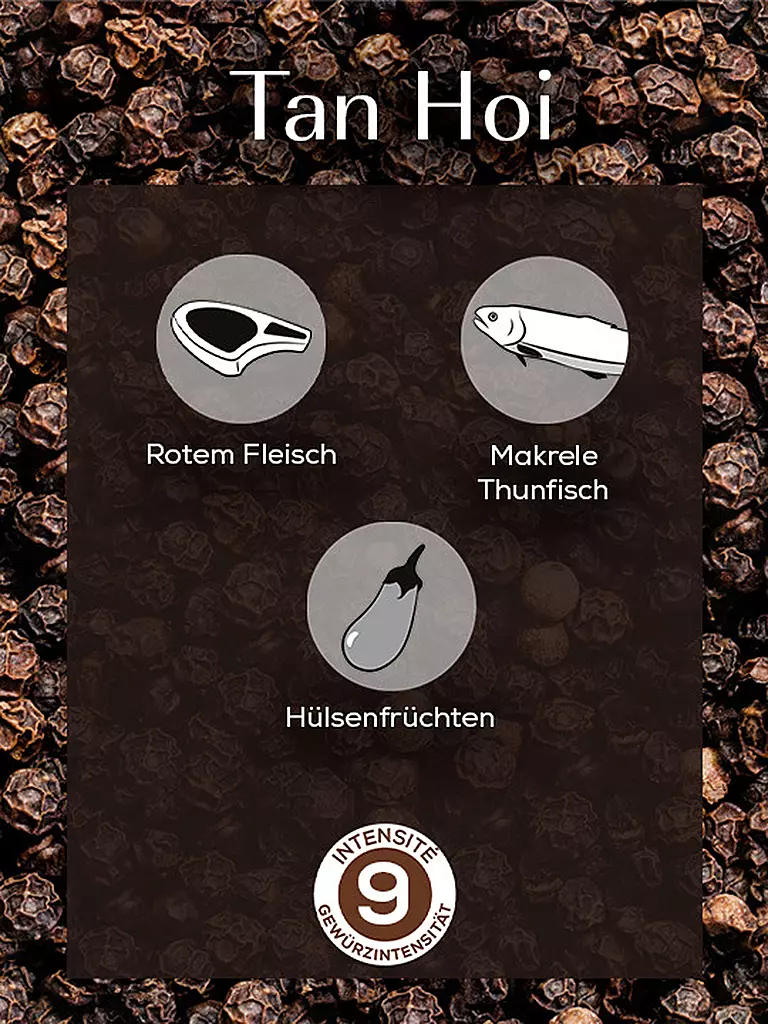 PEUGEOT | Pepe nero Tan Hoi Vietnam 4x20g | Nero