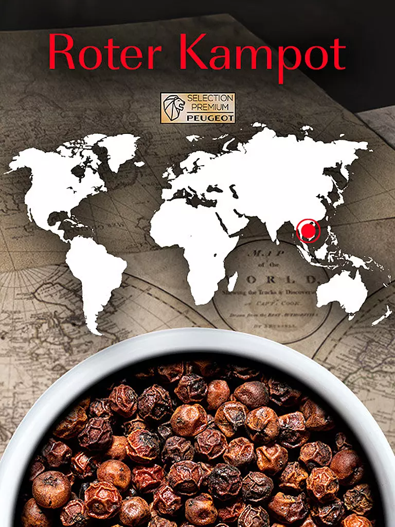 PEUGEOT | Pepe Rosso di Kampot Cambogia 3x20g |