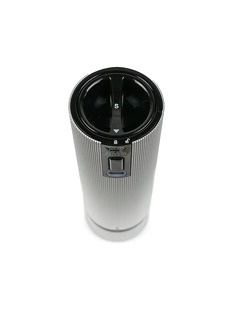 PEUGEOT | Set di macinini elettrici ricaricabili per sale e pepe 15 cm ELECTRIC-DUO LINE Carbon Alu | 