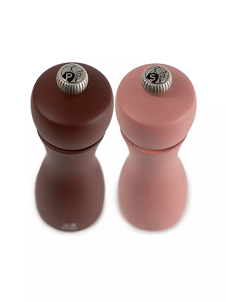 PEUGEOT | Set macinapepe e macinasale TAHITI ERDE 2 pz. 15 cm faggio / marrone chiaro e scuro | 