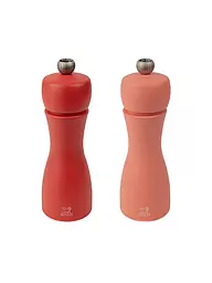 PEUGEOT | Set macinapepe e macinasale TAHITI FEUER 2 pz. 15 cm Faggio / Albicocca e Rosso | Rosso