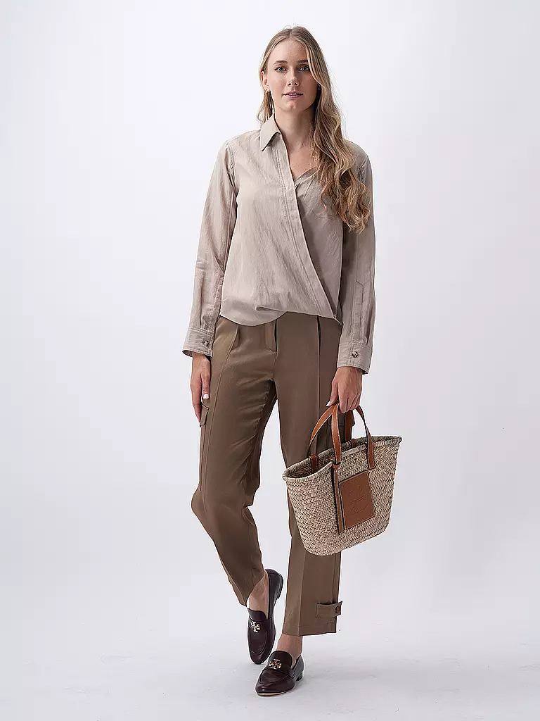 PHILLIP LIM | Blusa a portafoglio | Beige
