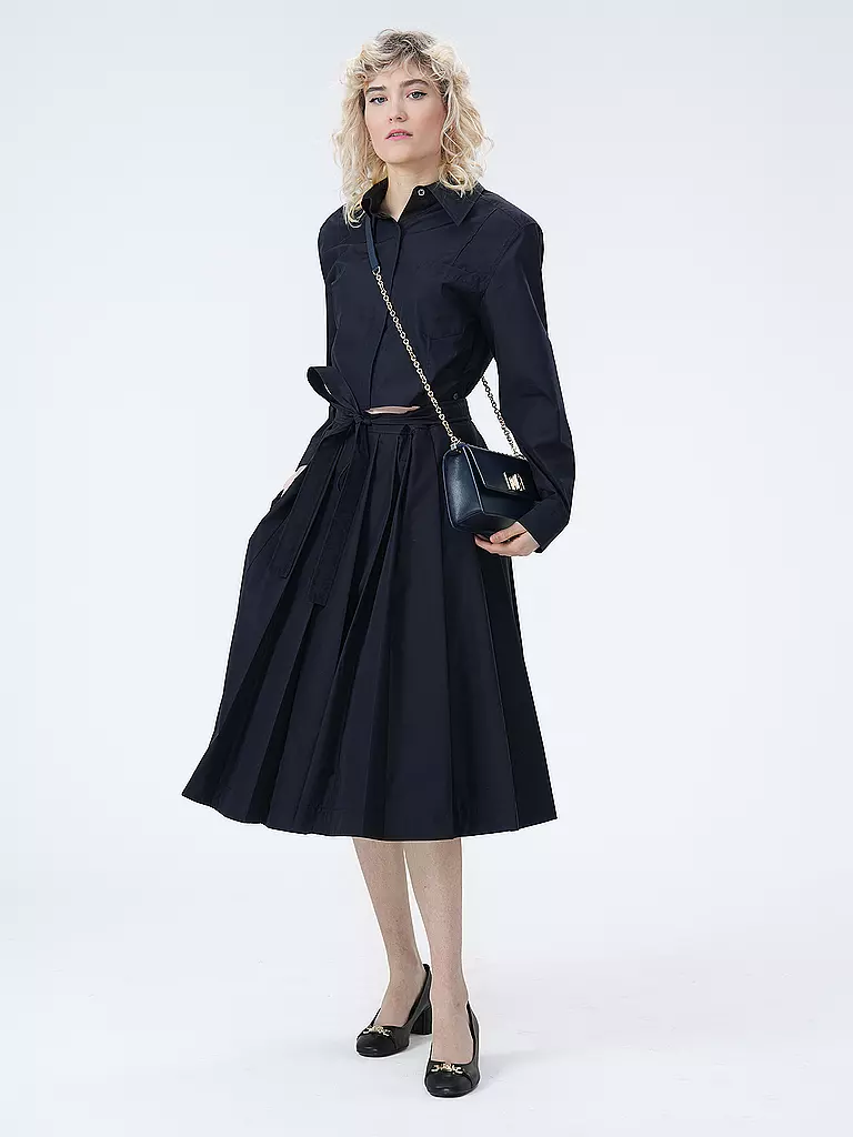 PHILLIP LIM | Blusa cropped fit | Blu scuro