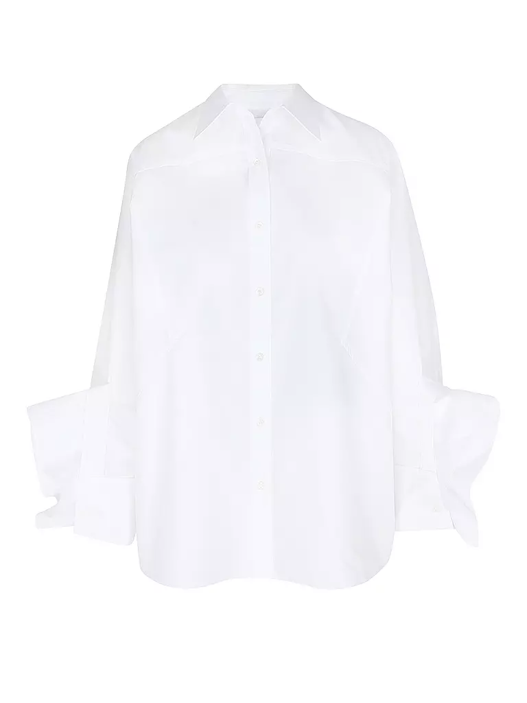 PHILLIP LIM | Camicetta a maniche lunghe vestibilità oversize | Bianco