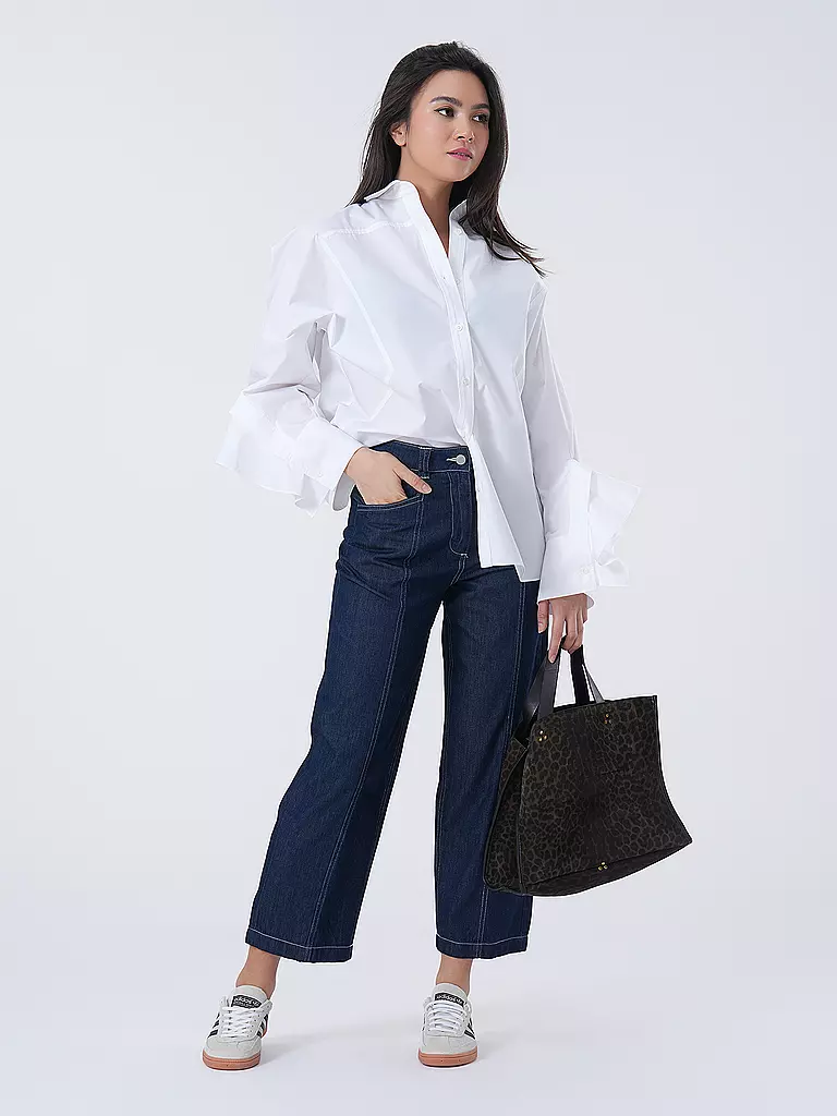 PHILLIP LIM | Camicetta a maniche lunghe vestibilità oversize | Bianco