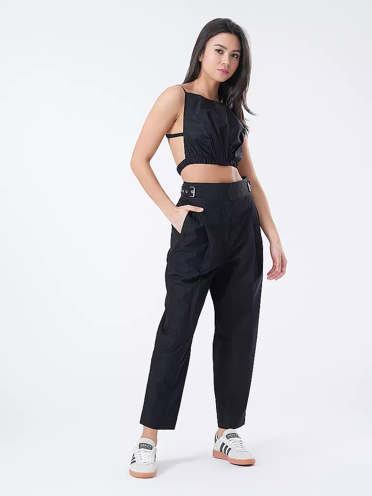PHILLIP LIM | Top corto aderente | Nero
