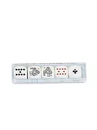 PIATNIK | Dadi da poker, 5 pezzi | Bianco