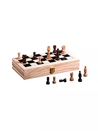 PIATNIK | Scacchi in legno Eco | Marrone chiaro