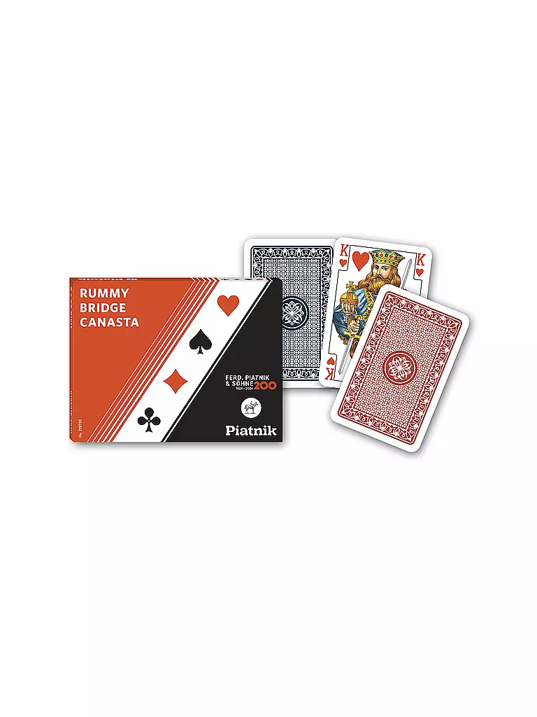 PIATNIK | Standard Bridge Rommy | Nero