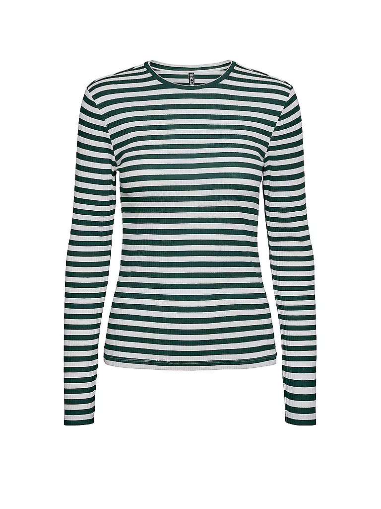 PIECES | Langarmshirt PCRUKA | Verde scuro