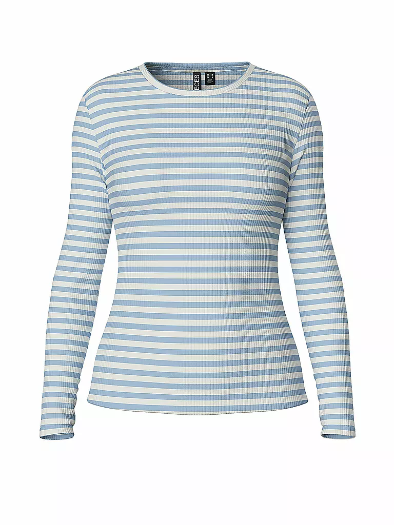 PIECES | Langarmshirt PCRUKA | Blu chiaro
