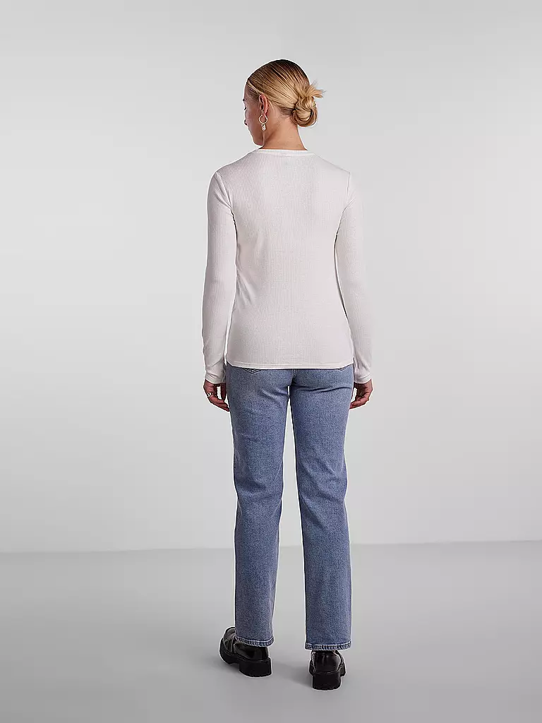 PIECES | Langarmshirt PCRUKA | Crema