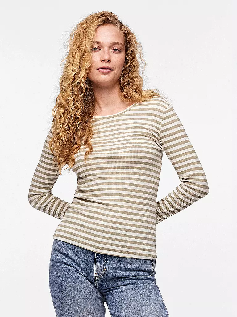 PIECES | Langarmshirt PCRUKA | Verde chiaro